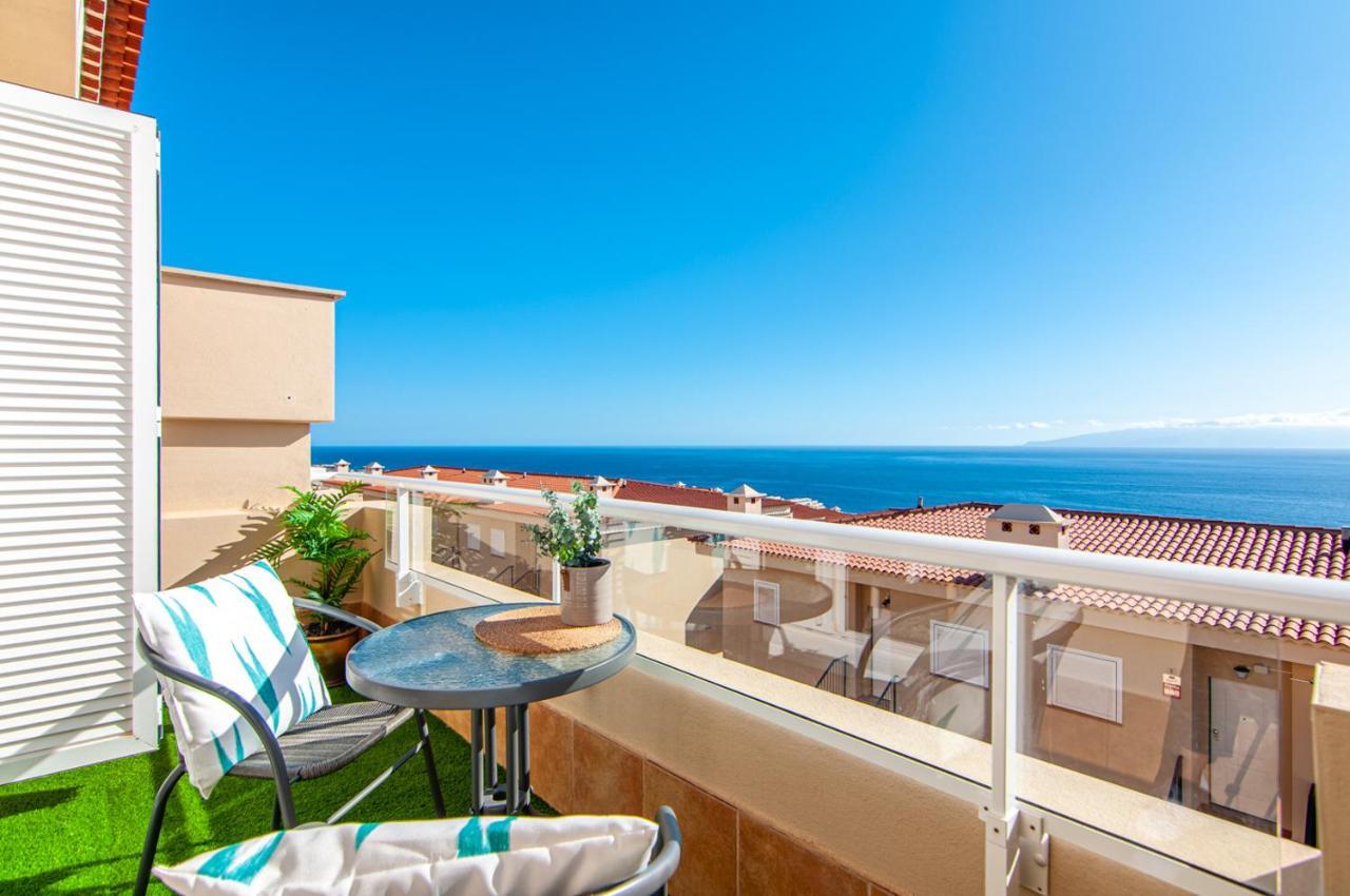 Luxury Townhouse With Panoramic Sea View Villa Puerto de Santiago  Eksteriør bilde